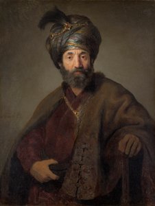 Man in Oriental Costume, ca 1635 (olja på duk) av Rembrandt van Rijn