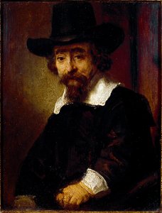 Porträtt av Dr. Ephraim Bueno av Rembrandt Harmensz. van Rijn