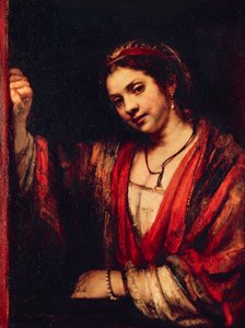 Porträtt av Hendrickje Stoffels av Rembrandt Harmensz. van Rijn