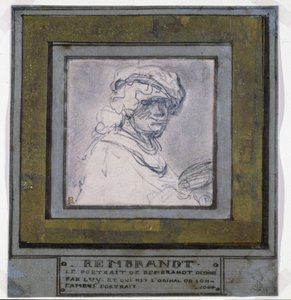 Självporträtt av Rembrandt van Rijn