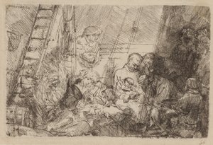Omskärelsen i stallet av Rembrandt van Rijn