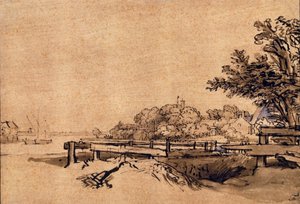 Bryggan av Rembrandt van Rijn