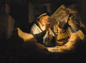 Liknelsen om den rika dåren av Rembrandt Harmensz. van Rijn