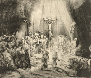 De tre korsen av Rembrandt van Rijn