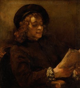 Titus läser av Rembrandt van Rijn