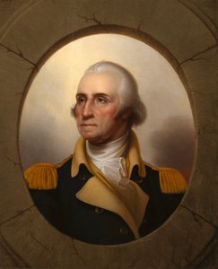 George Washington Porthole typ, ca. 1853. av Rembrandt Peale