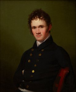 Porträtt av kommendör Lewis Warrington av Rembrandt Peale