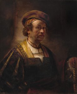 Porträtt av Rembrandt, 1650.