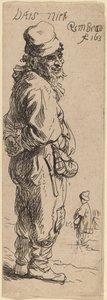En bonde som svarar: "Dats niet" (det är ingenting) av Rembrandt van Rijn