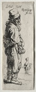 En bonde som svarar: "det är ingenting" av Rembrandt van Rijn