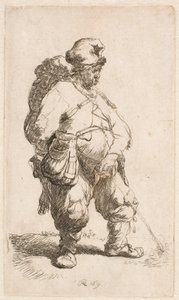 En man som kissar av Rembrandt van Rijn