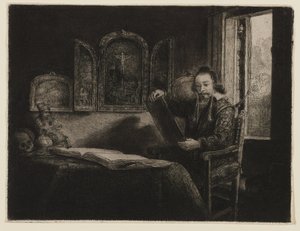 Abraham Francen av Rembrandt van Rijn