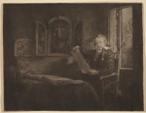 Abraham Francen av Rembrandt van Rijn