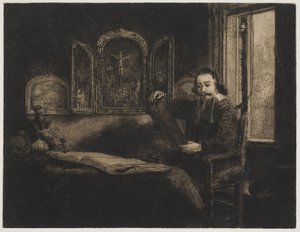 Abraham Francken, konsthandlare av Rembrandt van Rijn