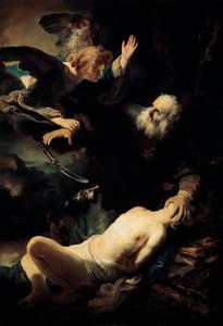Abraham offrar Isak, 1635. av Rembrandt van Rijn