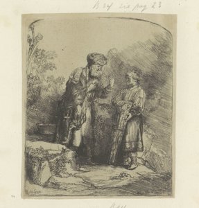 Abraham i Izaak Samling av åttiofem originaltryck (serietitel) av Rembrandt van Rijn