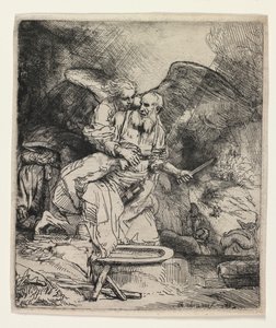 Abrahams offer, 1655. av Rembrandt van Rijn