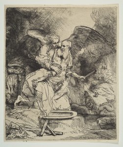 Abrahams offer, 1655. av Rembrandt van Rijn