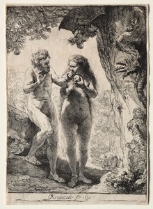 Adam och Eva av Rembrandt van Rijn
