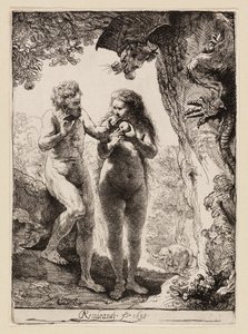 Adam och Eva av Rembrandt van Rijn