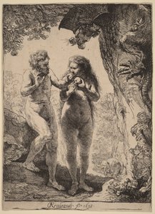 Adam och Eva av Rembrandt van Rijn