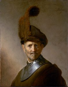 En gammal man i militärdräkt (tidigare kallad Porträtt av Rembrandts far), ca 1630