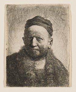 Byst av en man (Rembrandts far?) av Rembrandt van Rijn