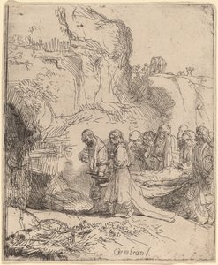 Kristus bars till graven av Rembrandt van Rijn