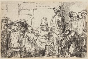 Kristus i diskussion med de skriftlärda av Rembrandt van Rijn