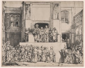 Kristus presenterad för folket, 1655., 1655. av Rembrandt van Rijn