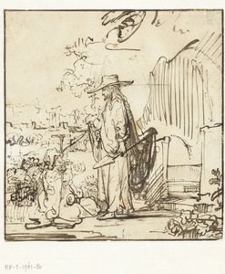 Kristus uppenbarar sig för Maria Magdalena (Noli me tangere) av Rembrandt van Rijn
