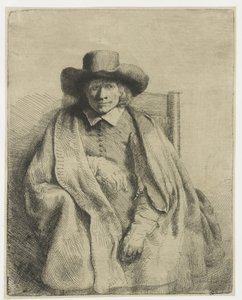 Clement de Jonghe, trycksakssäljare av Rembrandt van Rijn
