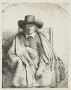 Clement de Jonghe, trycksakssäljare av Rembrandt van Rijn