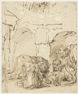 Daniel i lejonkulan av Rembrandt van Rijn