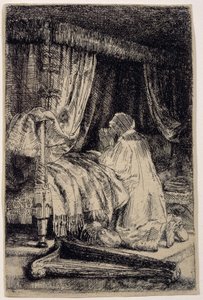 David i bön av Rembrandt van Rijn