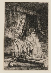 David i bön av Rembrandt van Rijn
