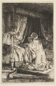 David i bön, 1652. av Rembrandt van Rijn