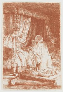 David i bön av Rembrandt van Rijn
