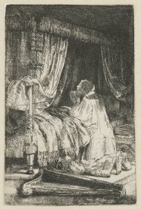 David i bön av Rembrandt van Rijn