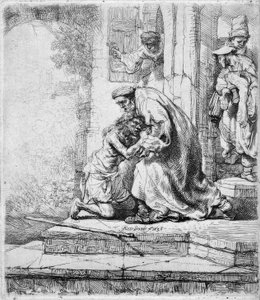Den förlorade sonens hemkomst av Rembrandt van Rijn