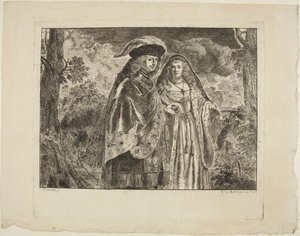 Mannen med den vita fjädern av Rembrandt van Rijn