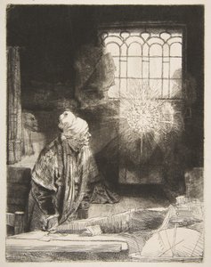 Faust, ca 1652. av Rembrandt van Rijn