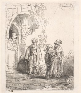 Jakob och Laban () av Rembrandt van Rijn