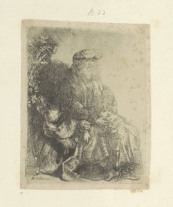 Jacob liefkos Benjamin Samling av åttiofem originaltryck (serietitel) av Rembrandt van Rijn