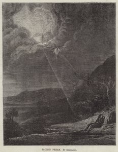 Jakobs dröm av Rembrandt van Rijn