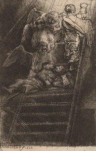 Jakobs stege, 1655. av Rembrandt van Rijn