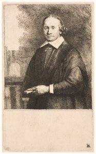 Jan Antonide van der Linden, professor i medicin av Rembrandt van Rijn