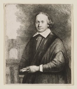 Jan Antonides Von Der Linden, professor i medicin av Rembrandt van Rijn