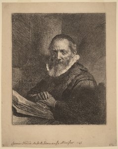 Jan Cornelisz Sylvius av Rembrandt van Rijn