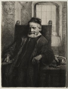 John Lutma, guldsmed, 1656. av Rembrandt van Rijn